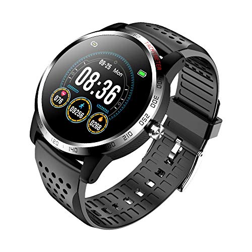 NiceFuse Smart Watch, Reloj Deportivo Resistente Al Agua con Monitor de Frecuencia Cardíaca Monitor de Oxígeno en Sangre, Reloj Inteligente con Monitor de sueño 10 Modos Deportivos