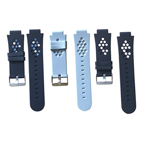 NICERIO 3Pcs Reloj para Niños Bandas de Reloj Correa de Silicona Correa de Reloj Duradera Exquisita Compatible para Reloj Universal Genius Phone