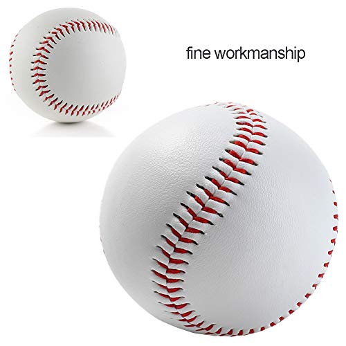 Nicetruc Baseballs Goma Blanda para Niños Adolescente Jugadores Algunos balones de Espuma Pelotas de béisbol para niños Adolescente Jugadores 1 Pc