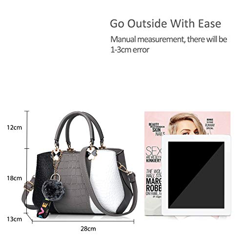 NICOLE & DORIS Bolsos para Mujeres Moda Bolsos Bandolera para Mujer Bolsos de Hombro para Damas Bolsos Tote NICOLE & DORIS Bolsos para Mujeres Moda Bolsos Bandolera para Mujer Bolsos de Hombro para Damas Bolsos Tote