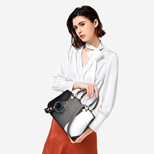 NICOLE & DORIS Bolsos para Mujeres Moda Bolsos Bandolera para Mujer Bolsos de Hombro para Damas Bolsos Tote NICOLE & DORIS Bolsos para Mujeres Moda Bolsos Bandolera para Mujer Bolsos de Hombro para Damas Bolsos Tote