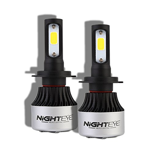 NIGHTEYE 2X H7 72W 9000LM LED Faros Delanteros Bombillas Cohces Lámpara luz 6500K - 3 años de garantía