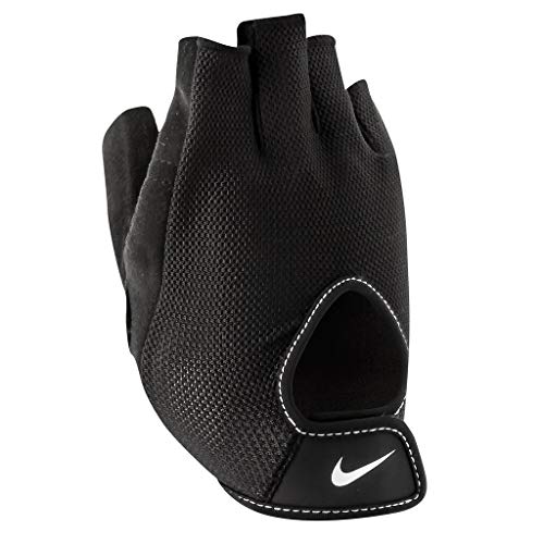 NIKE 9092/13 Wmns Fundamental Fitness Gloves - Guantes de Entrenamiento para Mujer, Talla L, Color Gris y Blanco