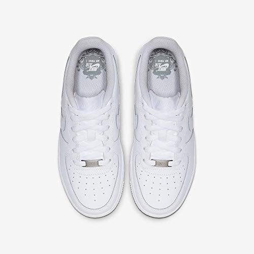 Nike Air Force 1 (GS) Zapatillas de baloncesto, Niños, Blanco (White / White-White), 36 1/2 Nike Air Force 1 (GS) Zapatillas de baloncesto, Niños, Blanco (White / White-White), 36 1/2