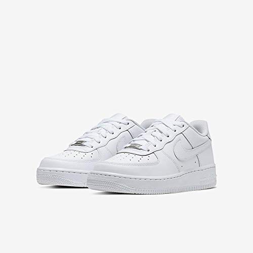 Nike Air Force 1 (GS) Zapatillas de baloncesto, Niños, Blanco (White / White-White), 36 1/2 Nike Air Force 1 (GS) Zapatillas de baloncesto, Niños, Blanco (White / White-White), 36 1/2
