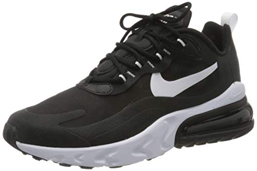 Nike Air MAX 270 React, Zapatillas de Gimnasio Hombre, Nero Black White Black, 42.5 EU