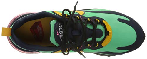 Nike Air MAX 270 React, Zapatillas de Gimnasio para Hombre, Verde Electro Green Yellow Ochre Obsidian, 40 EU