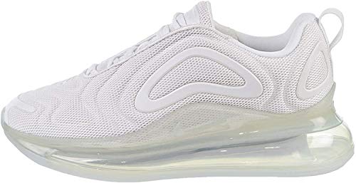 Nike Air MAX 720 (GS), Zapatillas de Atletismo, Multicolor (White/White/Mtlc Platinum/Pure Platinum 100), 38 EU