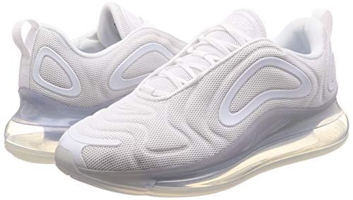 Nike Air MAX 720, Zapatillas de Atletismo para Hombre, Multicolor (White/White/Mtlc Platinum 000), 43 EU