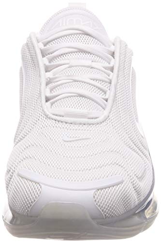 Nike Air MAX 720, Zapatillas de Atletismo para Hombre, Multicolor (White/White/Mtlc Platinum 000), 43 EU Nike Air MAX 720, Zapatillas de Atletismo para Hombre, Multicolor (White/White/Mtlc Platinum 000), 43 EU