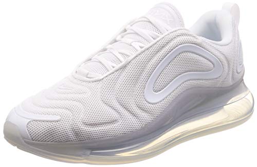 Nike Air MAX 720, Zapatillas de Atletismo para Hombre, Multicolor (White/White/Mtlc Platinum 000), 43 EU