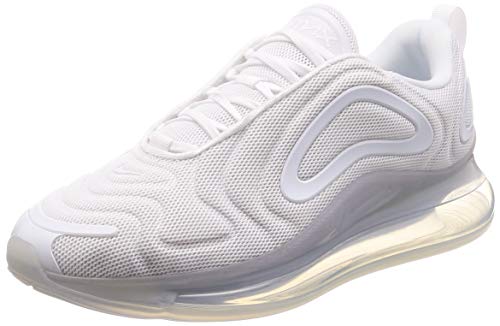 Nike Air MAX 720, Zapatillas de Atletismo para Hombre, Multicolor (White/White/Mtlc Platinum 000), 43 EU Nike Air MAX 720, Zapatillas de Atletismo para Hombre, Multicolor (White/White/Mtlc Platinum 000), 43 EU