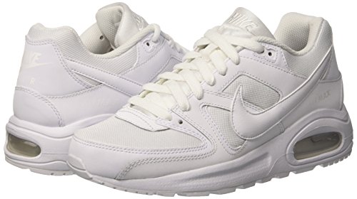 Nike Air MAX Command Flex (GS), Zapatillas Hombre, Blanco (White/White-White 101), 36 EU Nike Air MAX Command Flex (GS), Zapatillas Hombre, Blanco (White/White-White 101), 36 EU