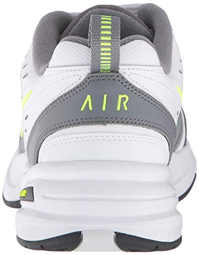 Nike Air Monarch IV, Zapatillas de Gimnasia para Hombre, Blanco (White/White/Cool Grey/Volt/Anthracite 100), 44 EU