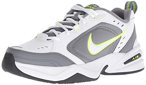 Nike Air Monarch IV, Zapatillas de Gimnasia para Hombre, Blanco (White/White/Cool Grey/Volt/Anthracite 100), 44 EU Nike Air Monarch IV, Zapatillas de Gimnasia para Hombre, Blanco (White/White/Cool Grey/Volt/Anthracite 100), 44 EU