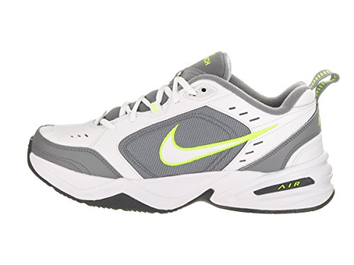 Nike Air Monarch IV, Zapatillas de Gimnasia para Hombre, Blanco (White/White/Cool Grey/Volt/Anthracite 100), 46 EU
