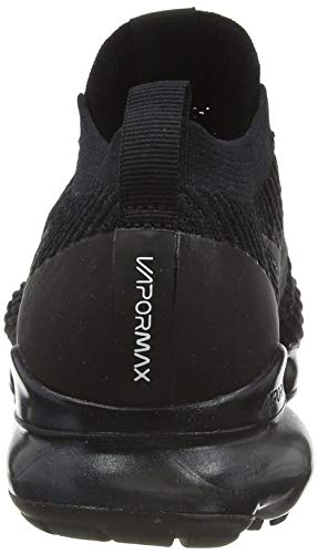 Nike Air Vapormax Flyknit 3, Zapatillas de Atletismo para Hombre, Multicolor (Black/Anthracite/White/Metallic Silver 000), 44 EU