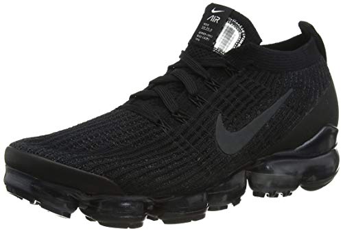 Nike Air Vapormax Flyknit 3, Zapatillas de Atletismo para Hombre, Multicolor (Black/Anthracite/White/Metallic Silver 000), 44 EU Nike Air Vapormax Flyknit 3, Zapatillas de Atletismo para Hombre, Multicolor (Black/Anthracite/White/Metallic Silver 000), 44 EU