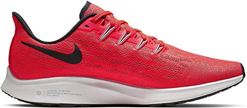 Nike Air Zoom Pegasus 36, Zapatillas de Atletismo para Hombre, Multicolor (Bright Crimson/Black/Vast Grey 600), 44.5 EU