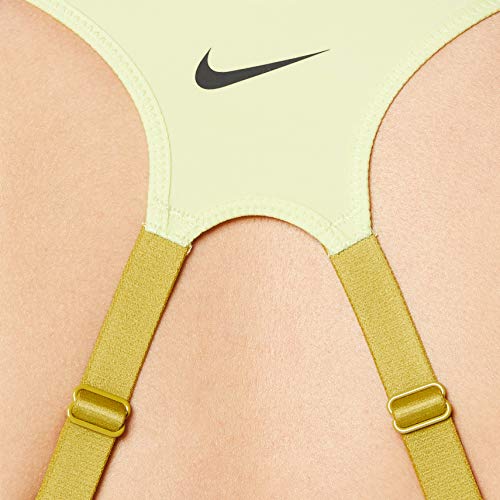 NIKE Alpha Bra Sujetador de Deporte, Mujer, Limelight/Quantum Moss/(Black), SA-C NIKE Alpha Bra Sujetador de Deporte, Mujer, Limelight/Quantum Moss/(Black), SA-C
