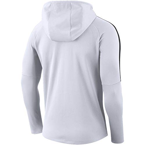 NIKE B NK Dry Acdmy18 Hoodie Po Sweatshirt, Niños, White/ Black/ White/ Black, S