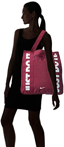 NIKE BA5446 2018 Bolsa de Viaje 25 cm, 3 litros, Rush Pink/Rush Pink/Blanco