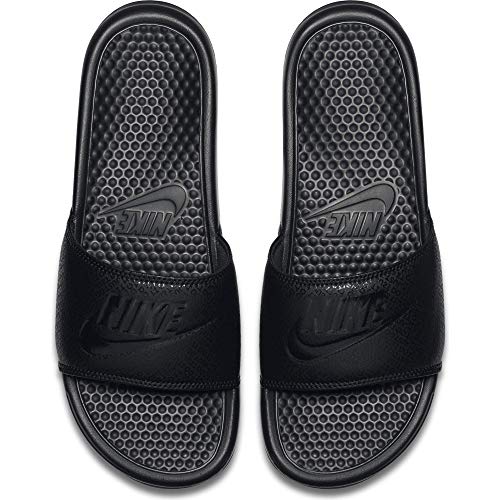 NIKE Benassi JDI, Chanclas Unisex Adulto, Negro Black White, 36 EU