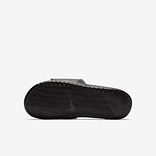 NIKE Benassi JDI, Chanclas Unisex Adulto, Negro Black White, 36 EU