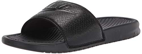 NIKE Benassi JDI, Chanclas Unisex Adulto, Negro Black White, 36 EU