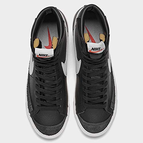 Nike Blazer Mid '77 VNTG, Zapatillas de básquetbol Hombre, Black/White/Sail/Team Orange, 42.5 EU