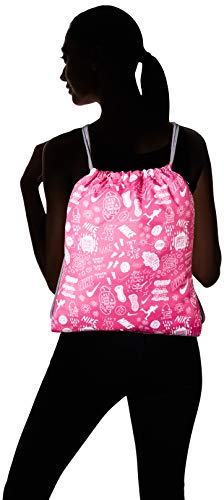 NIKE Bolsa de entrenamiento unisex para niños, Unisex niños, BA6009-623, Color fucsia/gris oscuro/blanco., MISC NIKE Bolsa de entrenamiento unisex para niños, Unisex niños, BA6009-623, Color fucsia/gris oscuro/blanco., MISC