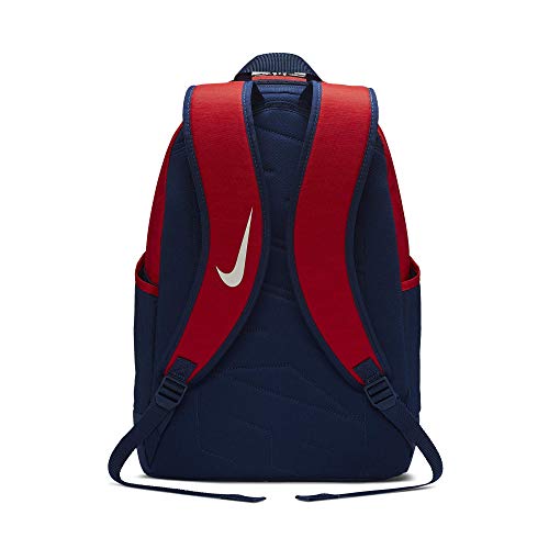 NIKE Brasilia - Mochila de entrenamiento, Unisex, Mochila, BA5892, Rojo/Azul Vacío/Blanco, MISC