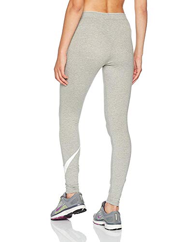 NIKE Club Logo2 Pantalón, Mujer, Multicolor (Dk Grey Heather/White/White), M