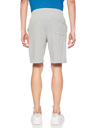 NIKE Club Short JSY Pantalones Cortos, Hombre, Gris (Dk Grey Heather/White), M NIKE Club Short JSY Pantalones Cortos, Hombre, Gris (Dk Grey Heather/White), M