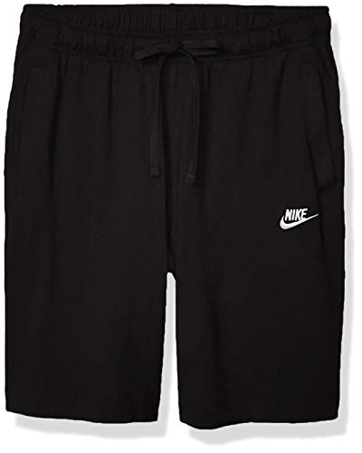 NIKE Club Short JSY Pantalones Cortos, Hombre, Negro (Black/White), L NIKE Club Short JSY Pantalones Cortos, Hombre, Negro (Black/White), L