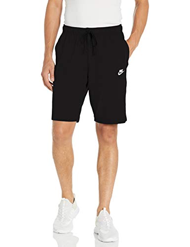 NIKE Club Short JSY Pantalones Cortos, Hombre, Negro (Black/White), S NIKE Club Short JSY Pantalones Cortos, Hombre, Negro (Black/White), S