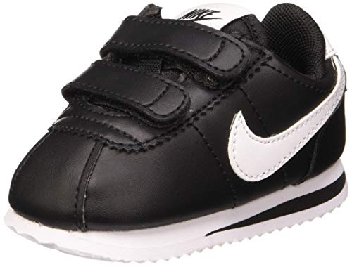 Nike Cortez Basic SL TDV, Zapatillas de Gimnasio Unisex Niños, Negro/Blanco, 34 EU