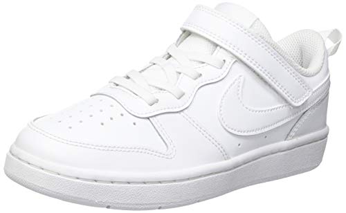 Nike Court Borough Low 2, Sneaker Boys, Blanco White White White 100, 38.5 EU Nike Court Borough Low 2, Sneaker Boys, Blanco White White White 100, 38.5 EU