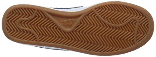 Nike Court Royale (GS), Zapatillas de Gimnasia Hombre, Blanco (White/Obsidian/Univ Red/Gum Lt Brown 107), 38 EU