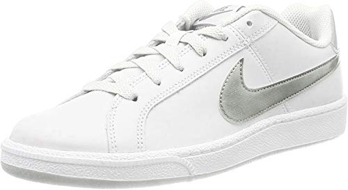 Nike Court Royale, Zapatillas para Mujer, Blanco (White / Metallic Silver), 37.5 EU Nike Court Royale, Zapatillas para Mujer, Blanco (White / Metallic Silver), 37.5 EU