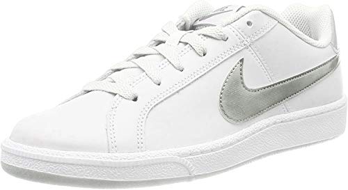 Nike Court Royale, Zapatillas para Mujer, Blanco (White / Metallic Silver), 37.5 EU