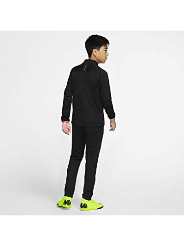 NIKE Cr7 B Nk Dry TRK Suit K Chándal, Niños, Black/Hyper turq/Laser Crimson/(Lemon Venom), S