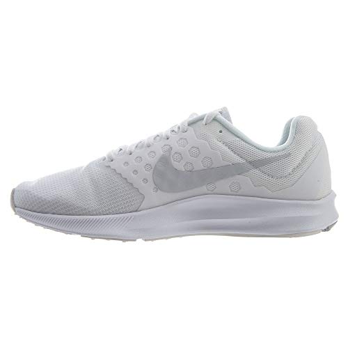 Nike Downshifter 7, Zapatillas de Running Hombre, Blanco (White/Pure Platinum), 43 EU
