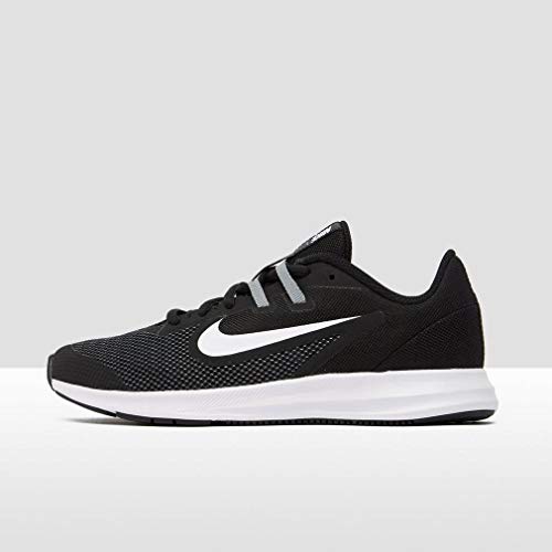 Nike Downshifter 9 (GS), Walking Shoe Unisex-Child, Black/White/Anthracite/Cool Grey, 38.5 EU