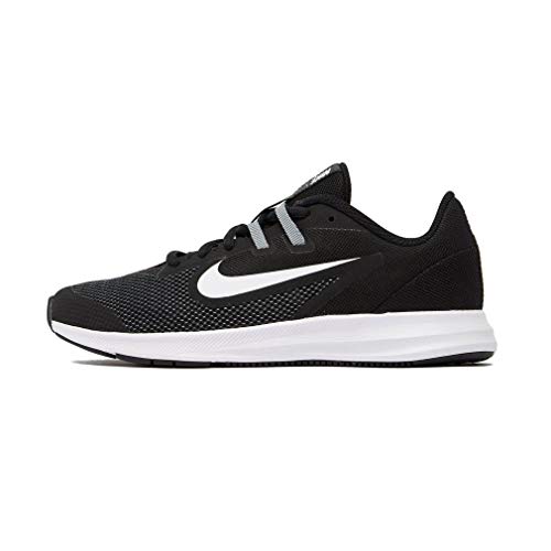 Nike Downshifter 9 (GS), Walking Shoe Unisex-Child, Black/White/Anthracite/Cool Grey, 38.5 EU