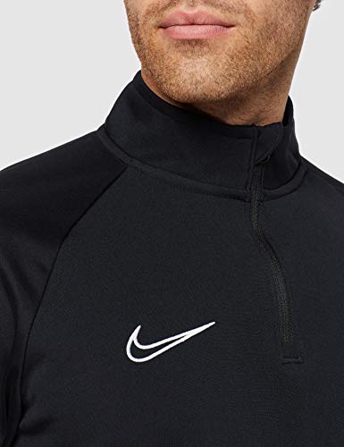 NIKE Dri-FIT Academy Dril Top Camiseta de Manga Larga, Hombre, Negro (Black/White/White), L NIKE Dri-FIT Academy Dril Top Camiseta de Manga Larga, Hombre, Negro (Black/White/White), L