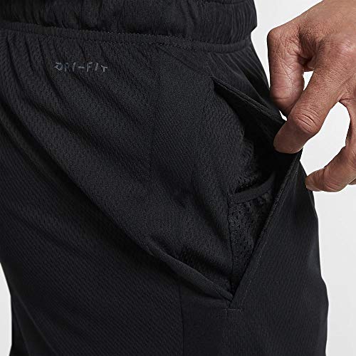 NIKE Dri-Fit Shorts Men Pantalones Cortos de Deporte, Hombre, Negro (Black/Dark Grey), S NIKE Dri-Fit Shorts Men Pantalones Cortos de Deporte, Hombre, Negro (Black/Dark Grey), S