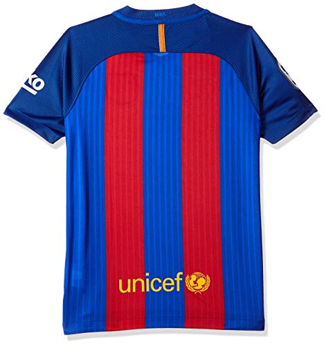 Nike FC Barcelona Yth Ss Hm Stadium Jsy, Camiseta de manga corta para niño, Azul (Sport Royal / Gym Red / University Gold), XS Nike FC Barcelona Yth Ss Hm Stadium Jsy, Camiseta de manga corta para niño, Azul (Sport Royal / Gym Red / University Gold), XS