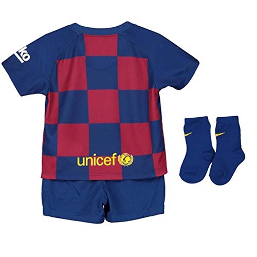 NIKE FCB I Nk BRT Kit Hm Equipamento de Fútbol, Unisex niños, Deep Royal Blue/(Varsity Maize) (Full Sponsor), 6-9M