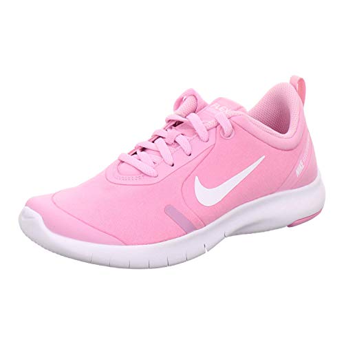 Nike Flex Experience RN 8 GS, Zapatillas de Atletismo Mujer, Multicolor (Pink Rise/White/Pink Foam 600), 38 EU